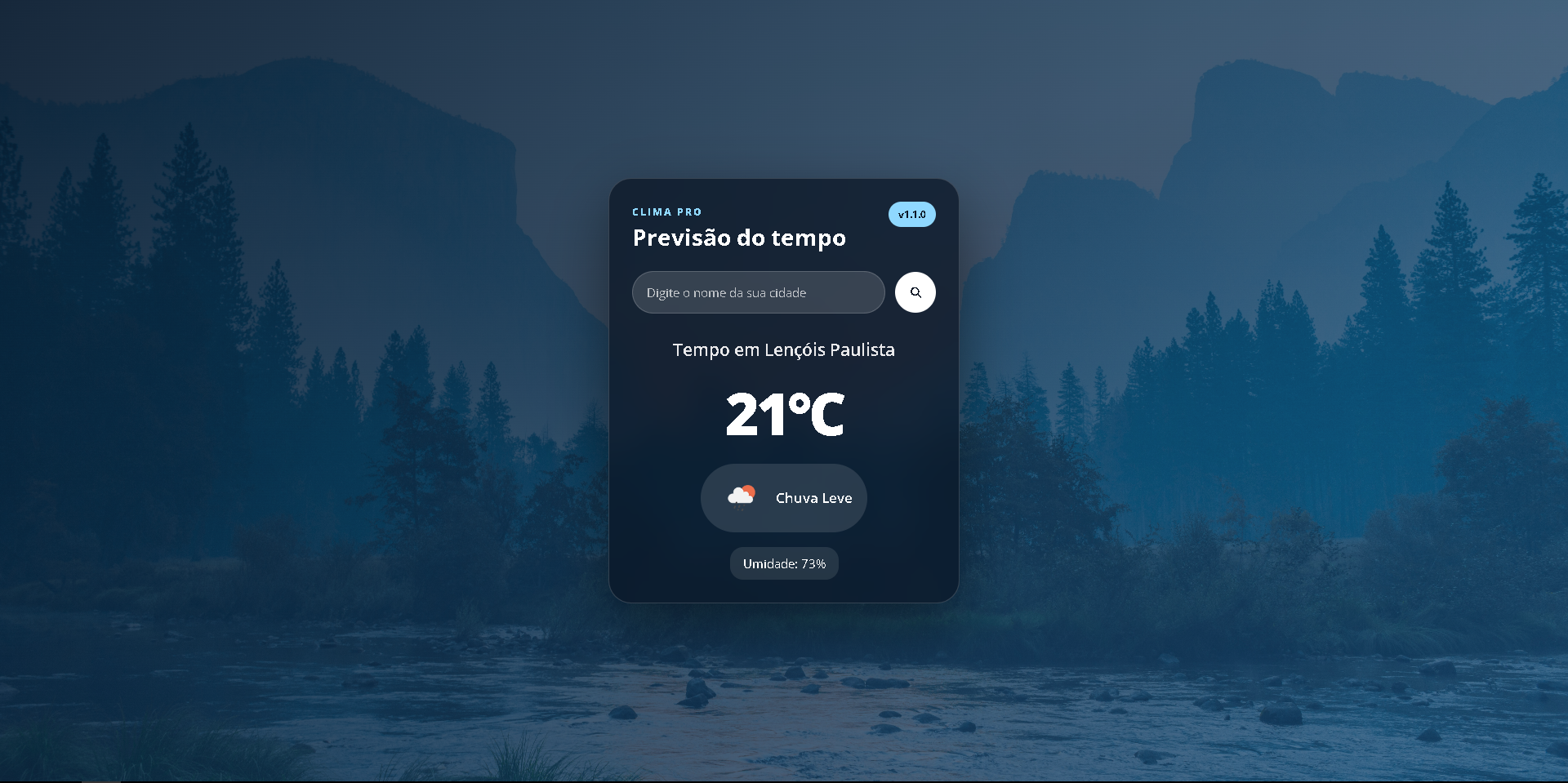 Imagem do projeto Clima Pro